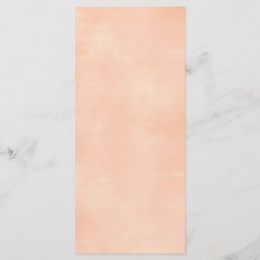 小さなハチミツバチワイルドフラワーベイビーシャワー メニュー (裏面)