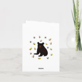 小さなハチミツバメ カード (裏面)