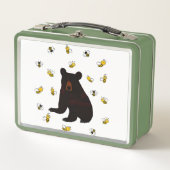 小さなハチミツバメ メタルランチボックス (正面)