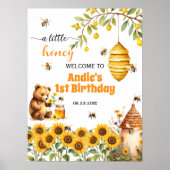 小さなハチミツ毎年の誕生日パーティーへようこそ ポスター (正面)