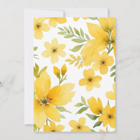 小さなハチミツ4th誕生日招待状 招待状 (裏面)