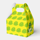 小さなハッチリング恐竜の赤ちゃんシャワーパーティー フェイバーボックス (裏面サイド)