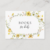 小さなハニービーの本ベビーの赤ちゃんシャワー エンクロージャーカード (正面)