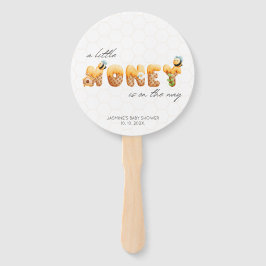 小さなハニービー赤ちゃんシャワーの装飾 ハンドファン