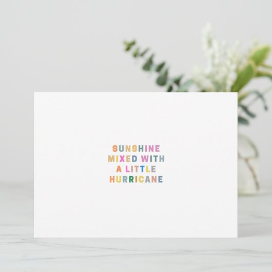 小さなハリケーンと混ざった太陽 |宗教 招待状 (スタンド正面)