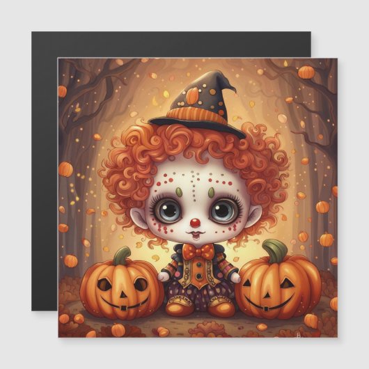 小さなハロウィンのピエロ 1 (正面/裏面)