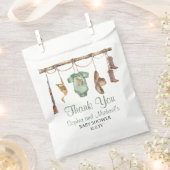 小さなハンターが赤ちゃんのシャワーを途中にある フェイバーバッグ (クリップ留めされた状態)