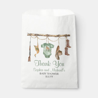 小さなハンターが赤ちゃんのシャワーを途中にある フェイバーバッグ