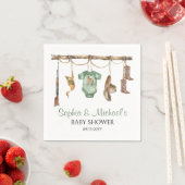 小さなハンターが赤ちゃんシャワーパーティーに行く スタンダードカクテルナプキン (インサイチュ)