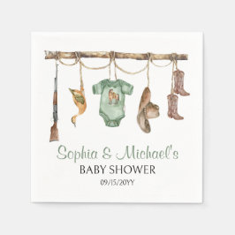 小さなハンターが赤ちゃんシャワーパーティーに行く スタンダードカクテルナプキン