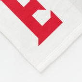 小さなハートで私はフリースブランケットでUを愛 フリースブランケット (角)