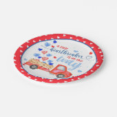 小さなハートブレーカーの赤ちゃんシャワープレート ペーパープレート (アングル)