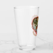 小さなハート写真の名前がある タンブラーグラス (右)