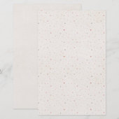 小さなハート柄の紙 (正面/裏面)