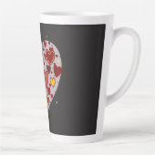 小さなハート カフェラテマグ (右)