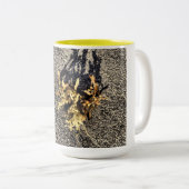 小さなハート ツートーンマグカップ (正面右)