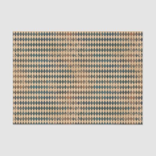 小さなハーレクインダイヤモンドパターン 薄葉紙 (正面)