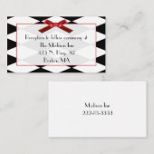 小さなハーレクイン ウェディング同封カード エンクロージャーカード (正面/裏面)