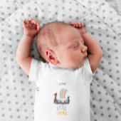 小さなバイキングのカスタマイズ ベビーボディスーツ