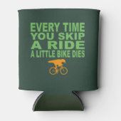 小さなバイクに乗って飛び込むたびに死ぬ 缶クーラー (正面)