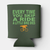 小さなバイクに乗って飛び込むたびに死ぬ 缶クーラー (裏面)