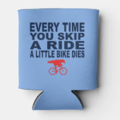 小さなバイクに乗って飛び込むたびに死ぬ 缶クーラー (正面)