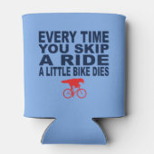 小さなバイクに乗って飛び込むたびに死ぬ 缶クーラー (裏面)