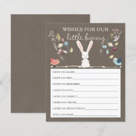 小さなバニーがベビーを願う