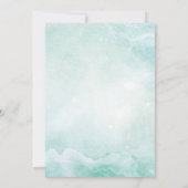 小さなバニーが途中の招待状 招待状 (裏面)