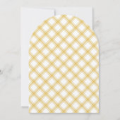 小さなバニーが途中の赤ちゃんシャワー招待状 招待状 (裏面)