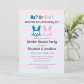 小さなバニーのジェンダーが明らかにする 招待状 (スタンド正面)