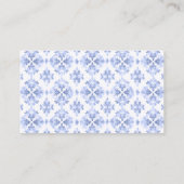 小さなバニーの赤ちゃんシャワーどのように大きいママの腹 エンクロージャーカード (裏面)