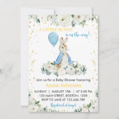 小さなバニーの赤ちゃんシャワー招待状 招待状 (正面)