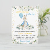 小さなバニーの赤ちゃんシャワー招待状 招待状 (スタンド正面)