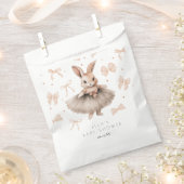 小さなバニーの赤ちゃんシャワー フェイバーバッグ (クリップ留めされた状態)