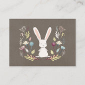 小さなバニーベビーおむつラッフルエンクロージャカード エンクロージャーカード (裏面)