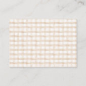 小さなバニーベビーの風船の赤ちゃんシャワーのための本 エンクロージャーカード (裏面)