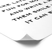 小さなバニー復活祭の赤ちゃんシャワー深夜おむつ ポスター (角)