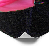 小さなバラの芽が開く ポスター (角)