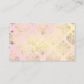 小さなバラフローラダマスクブックスベビー エンクロージャーカード (裏面)