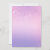 小さなバレリーナがやってくる！ベビーシャワー 招待状 (裏面)