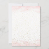 小さなバレリーナの誕生日パーティー招待状 招待状 (裏面)