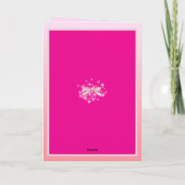 小さなバレリーナの魔法の良い得を残す カード (裏面)