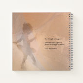 小さなバレリーナはノートを美化する。 ノートブック (裏面)