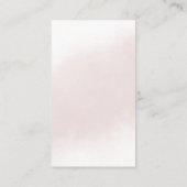 小さなバレリーナ水の色の本ベビー エンクロージャーカード (裏面)