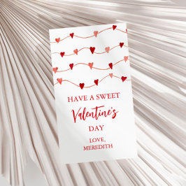 小さなバレンタインの贈り物 幼児クラス ノートカード