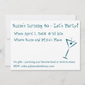 小さなバーディが私に言いました-カスタマイズ可能な招待 招待状 (裏面)