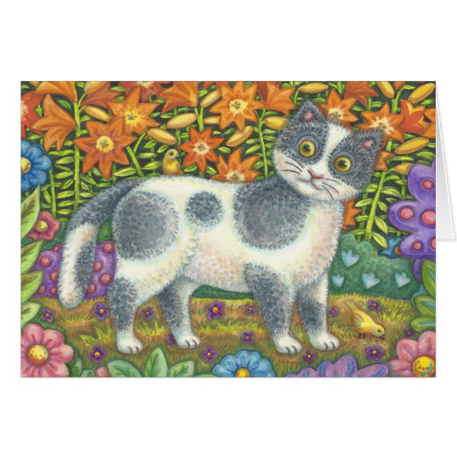 小さなバーディーが私に言った、猫の誕生日カーカスタマイズド (正面横)