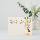 小さなバーディーの背景の色は私にそう言った ポストカード (スタンド正面)