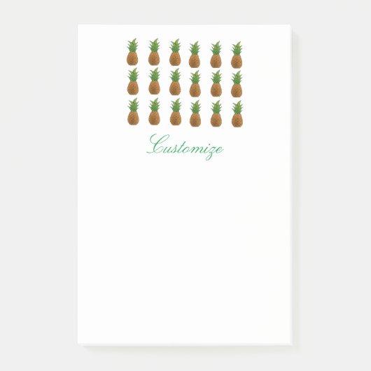 小さなパイナップルサンダー_コーブ ポストイット (正面)